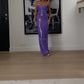 Sequin Maxi Dress Purple