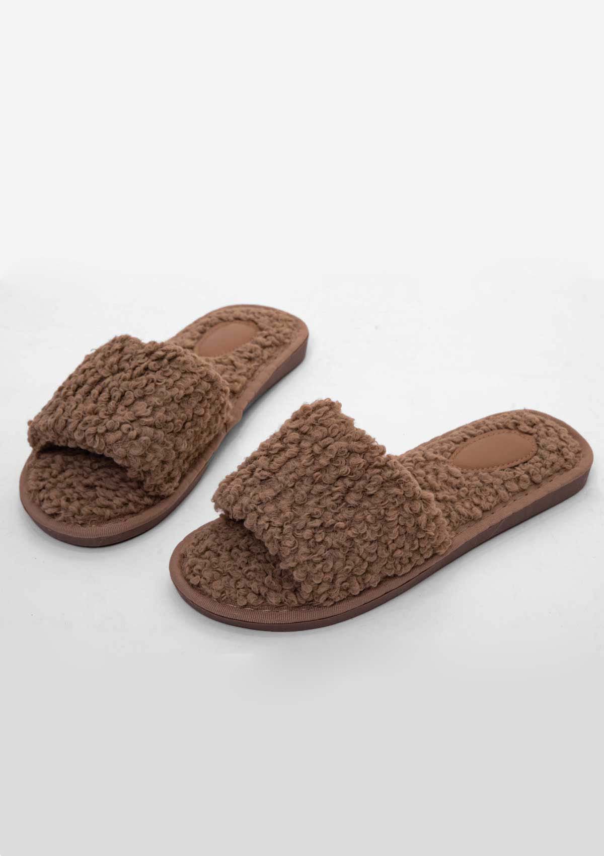 Faux Fur Tøfler