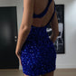 Helly Blue Sequin Dress