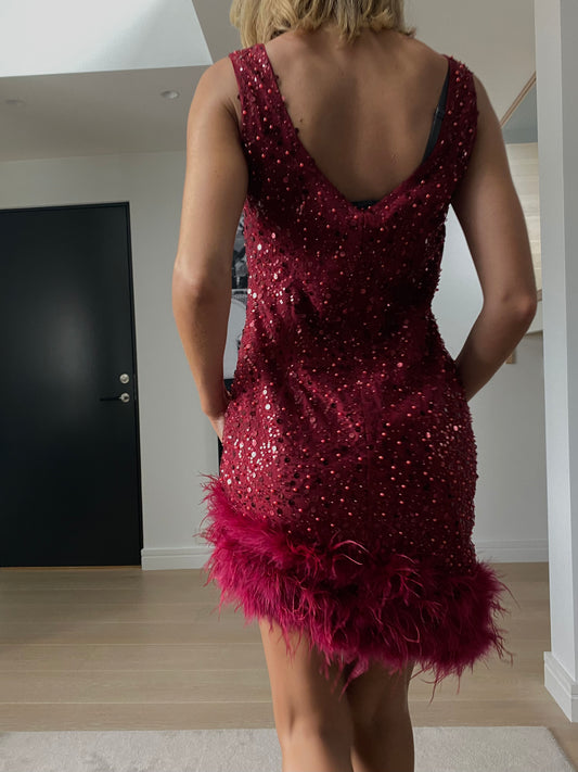 Fanny Red Sequin Dress