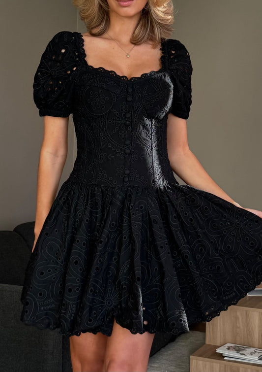 Tullip Mini Dress Black