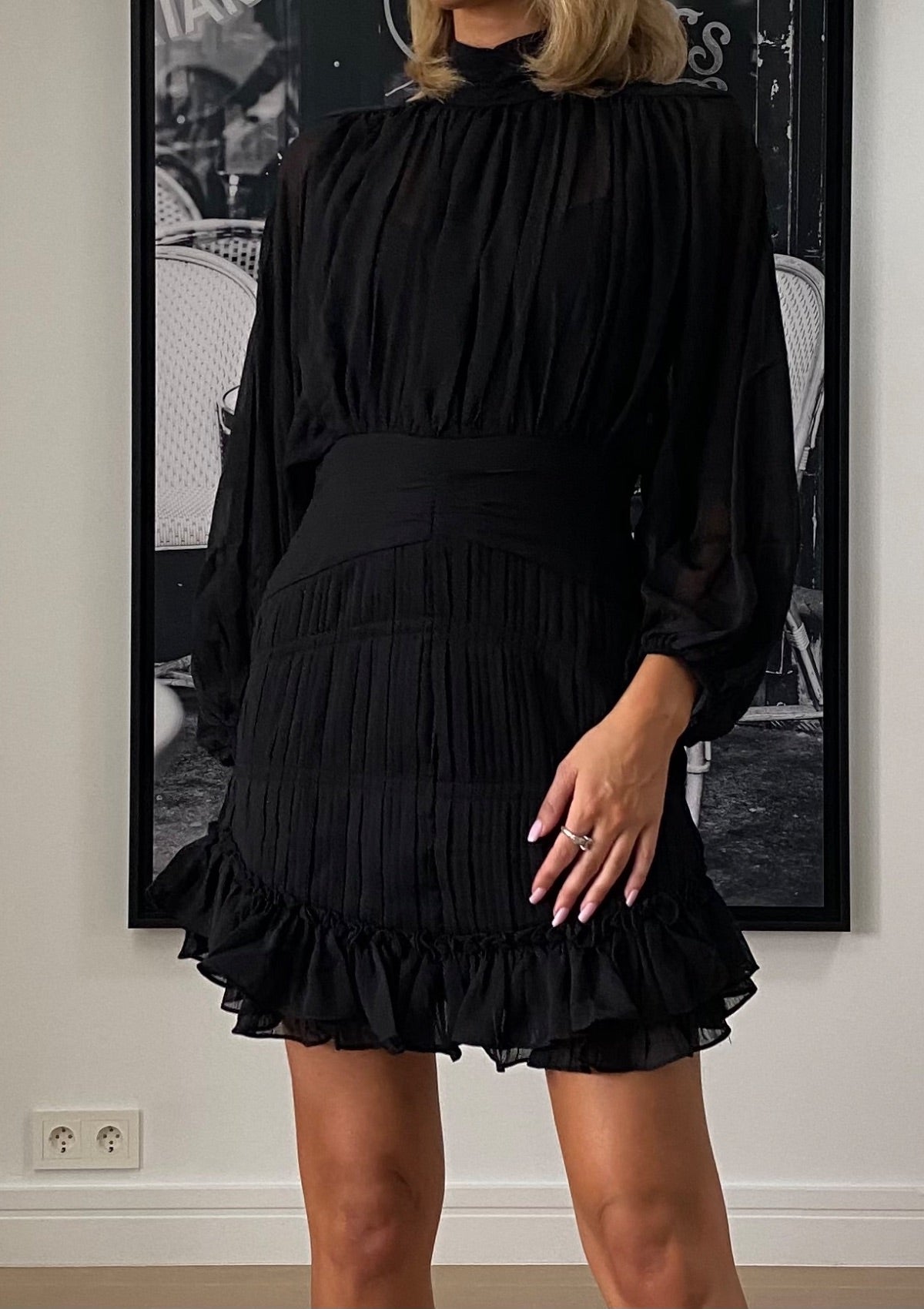 Lynette Black Mini Dress