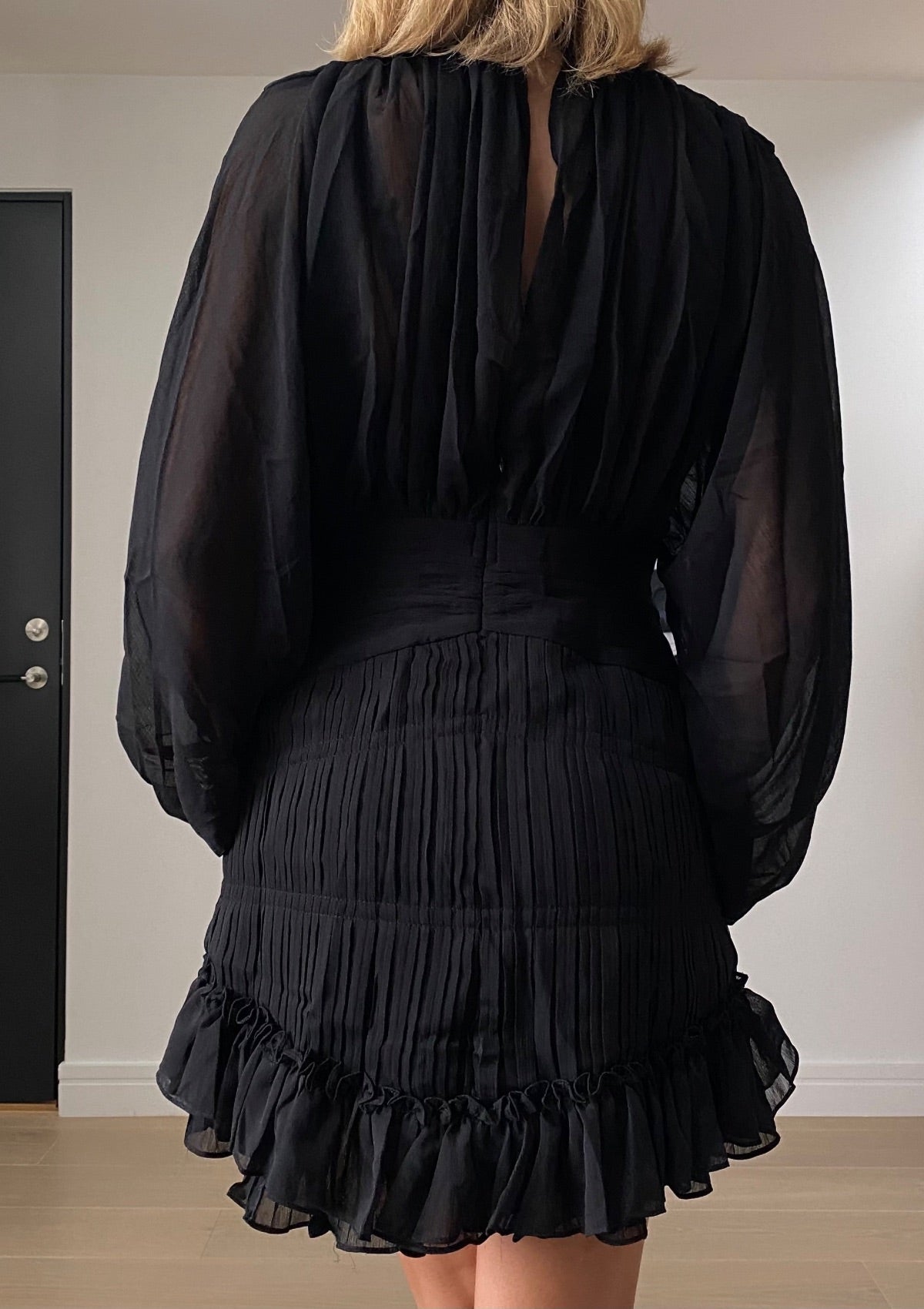 Lynette Black Mini Dress