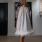 Helene Sequin Dress. White