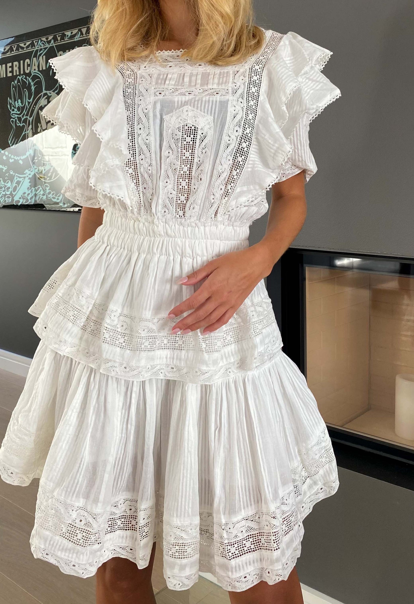 Amia Mini Dress White – By Emilina